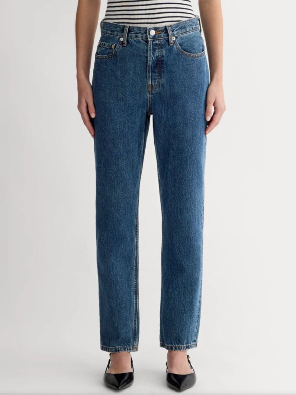 Everlane • The Cheeky Jean, Medium Wash (Button Fly)